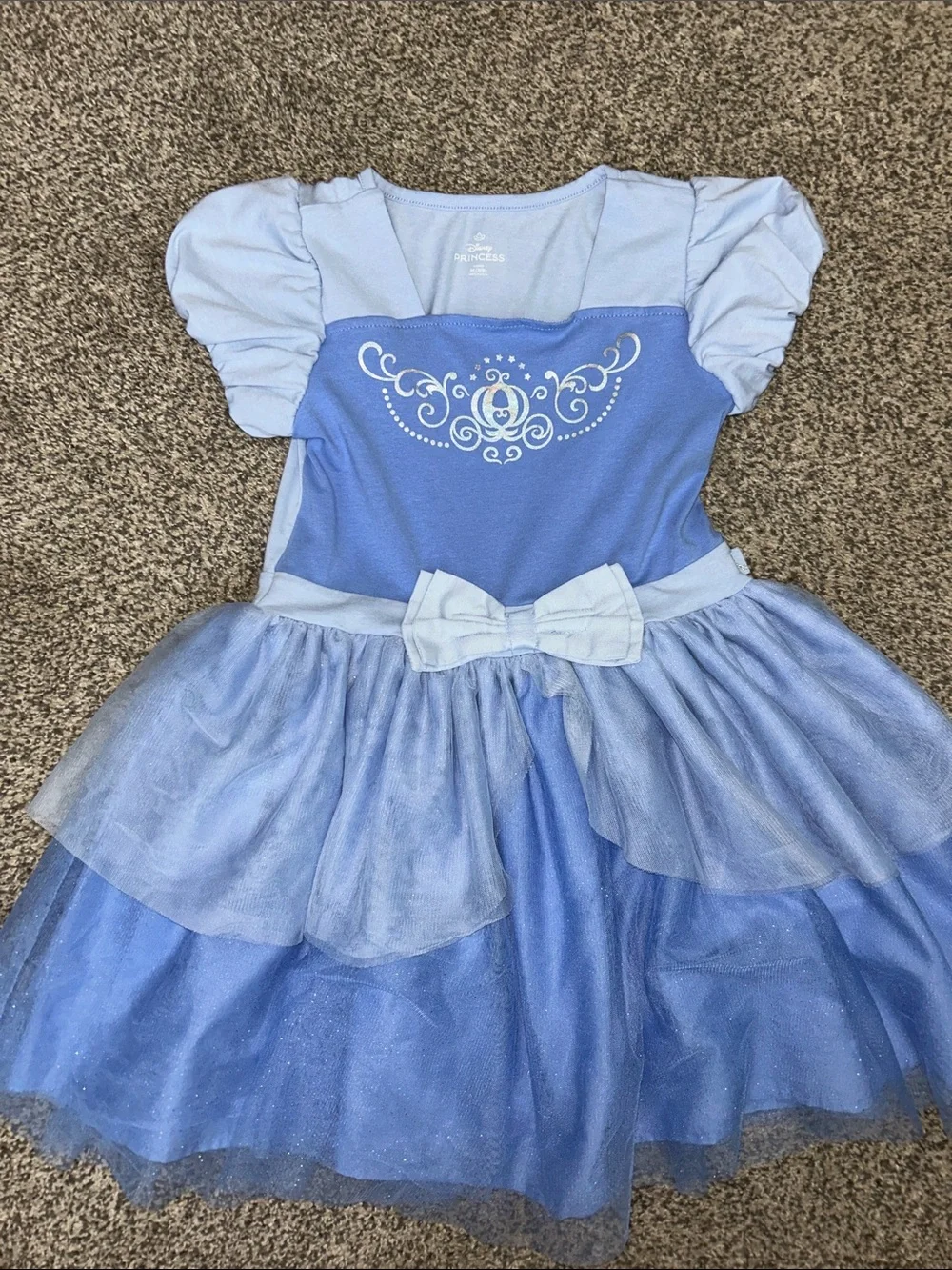 Disney Princess Blue Tulle Kids Costume Dress
